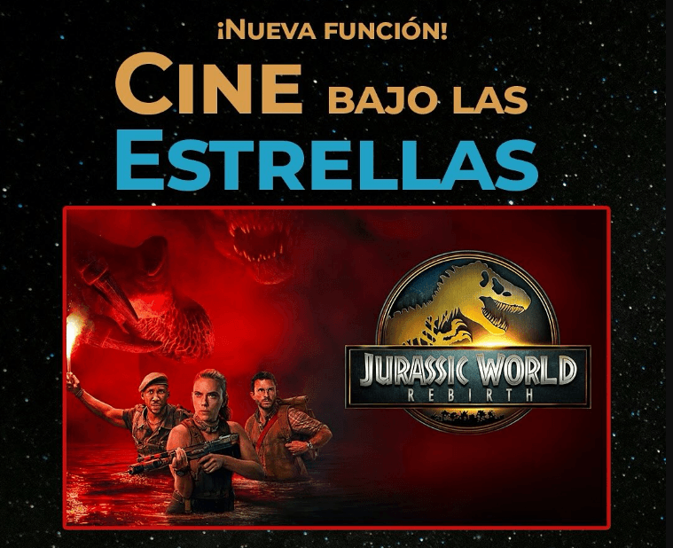 Cine bajo las estrellas - "Jurassic World Rebirth"