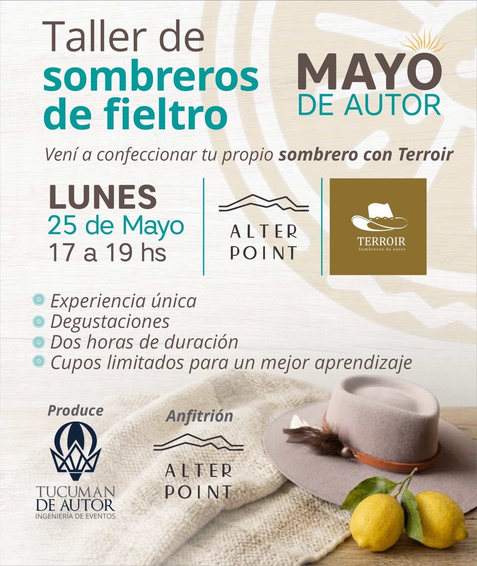 Mayo de Autor (Sombreros de fieltro)